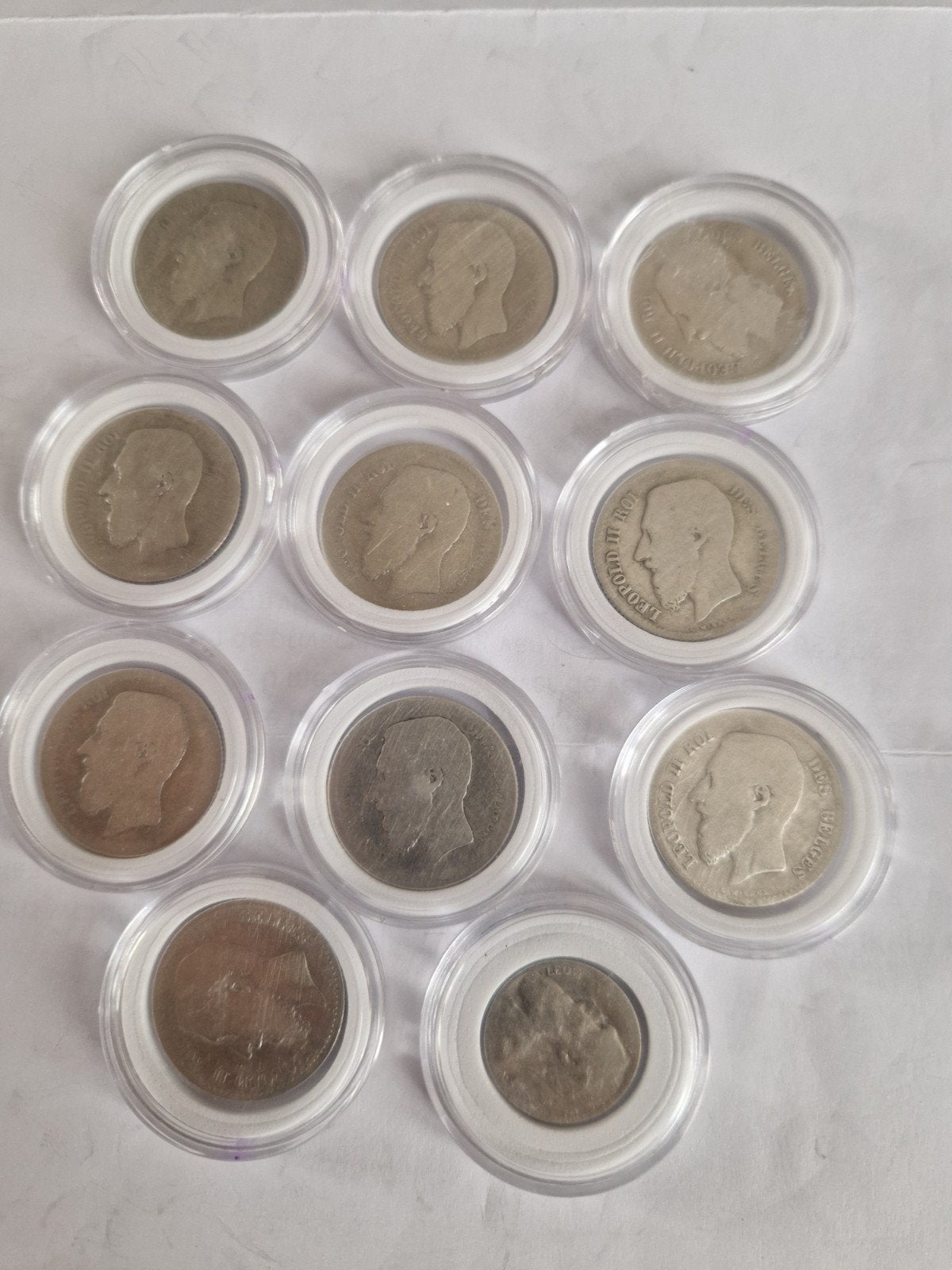 11 Franse francs, 1 franc... zilveren munt, Ophalen of Verzenden, Frankrijk, Zilver