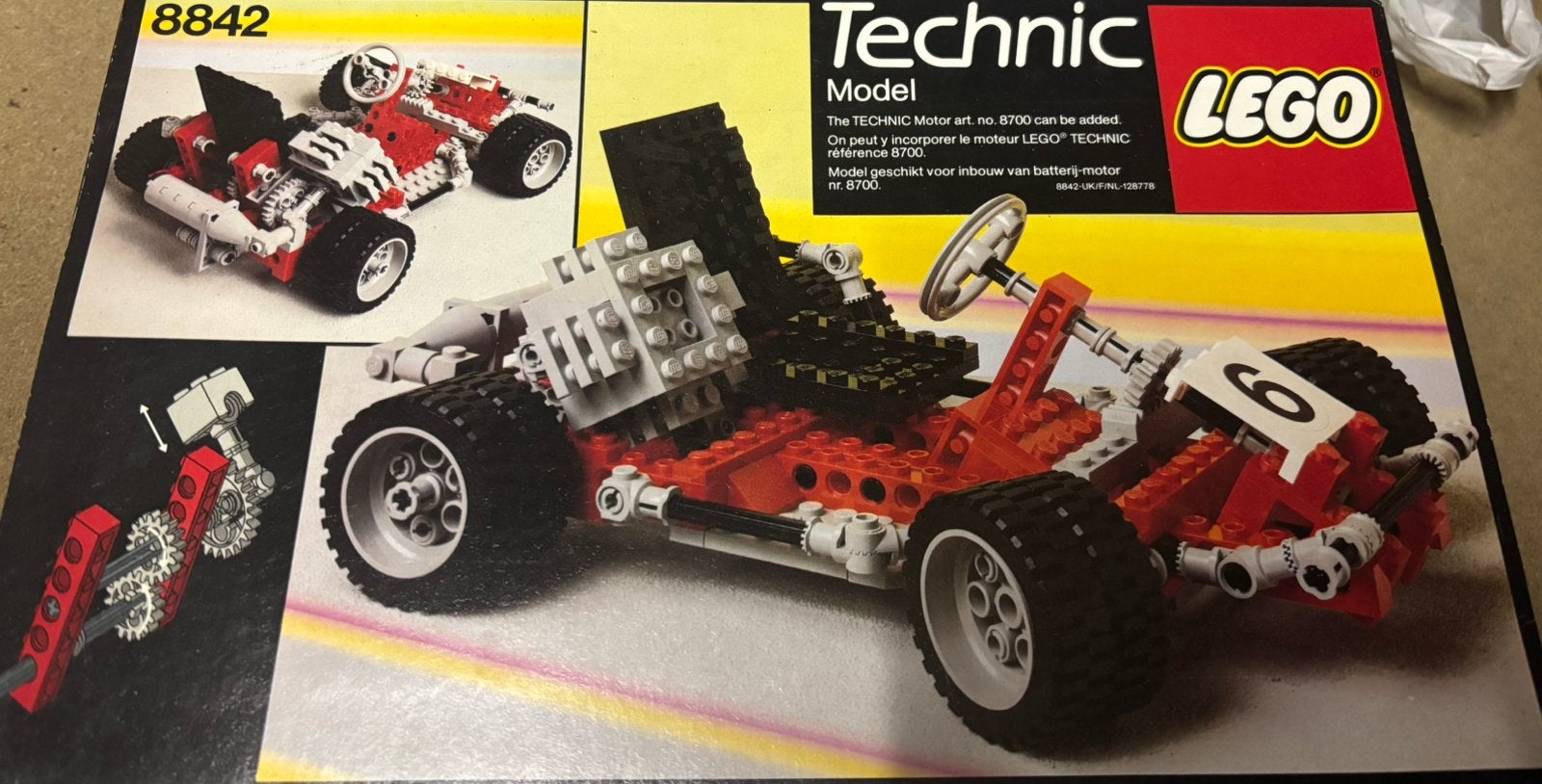 Lego Technic 8842, Ophalen, Zo goed als nieuw