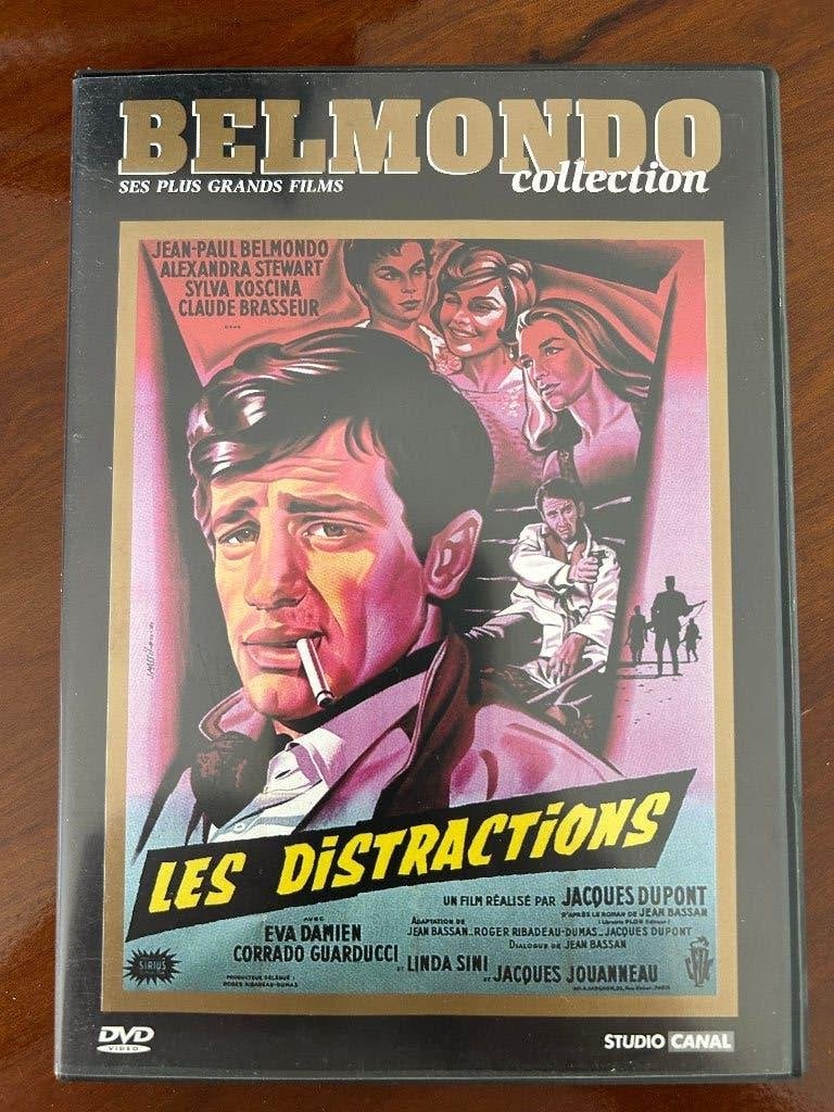 Les distractions - DVD - Belmondo,  C. Brasseur, M. Darc, Enlèvement, Comme neuf, Français, Français