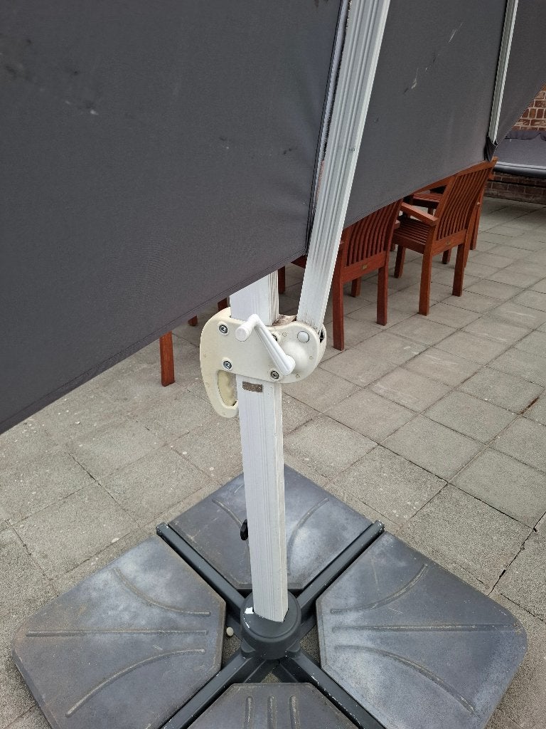 parasol, Ophalen, 2 tot 3 meter, Zweefparasol, Verstelbaar