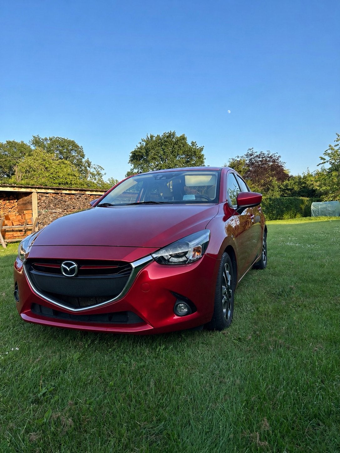 Mazda 2, Auto's, Leder en Stof, Parkeersensor, Handgeschakeld, 5 deurs