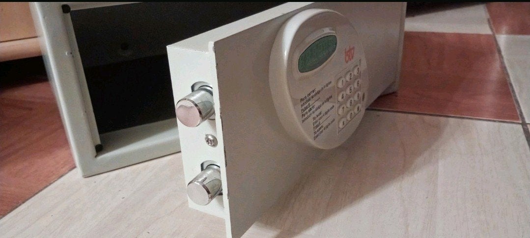 Coffre Fort Hôtel BTV Serrure électronique sans clé, Enlèvement, Utilisé, Moins de 50 cm, Métal