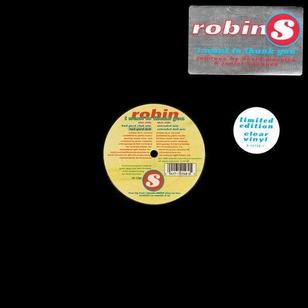 Robin S. - I Want To Thank You, Ophalen of Verzenden, Nieuw in verpakking, 12 inch, House
