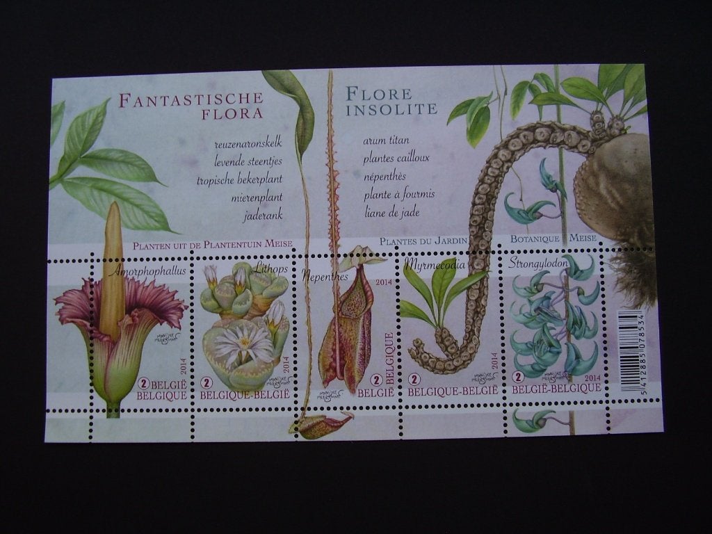 Blok 213 postfris - Fantastische flora, Enlèvement ou Envoi, Neuf