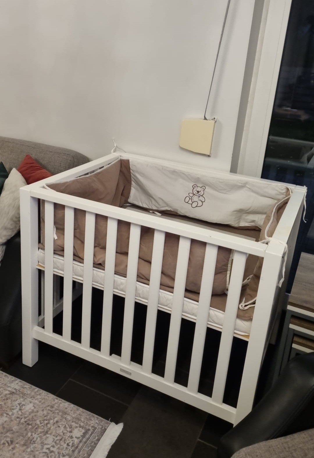 babypark met matras en beschermers, Ophalen