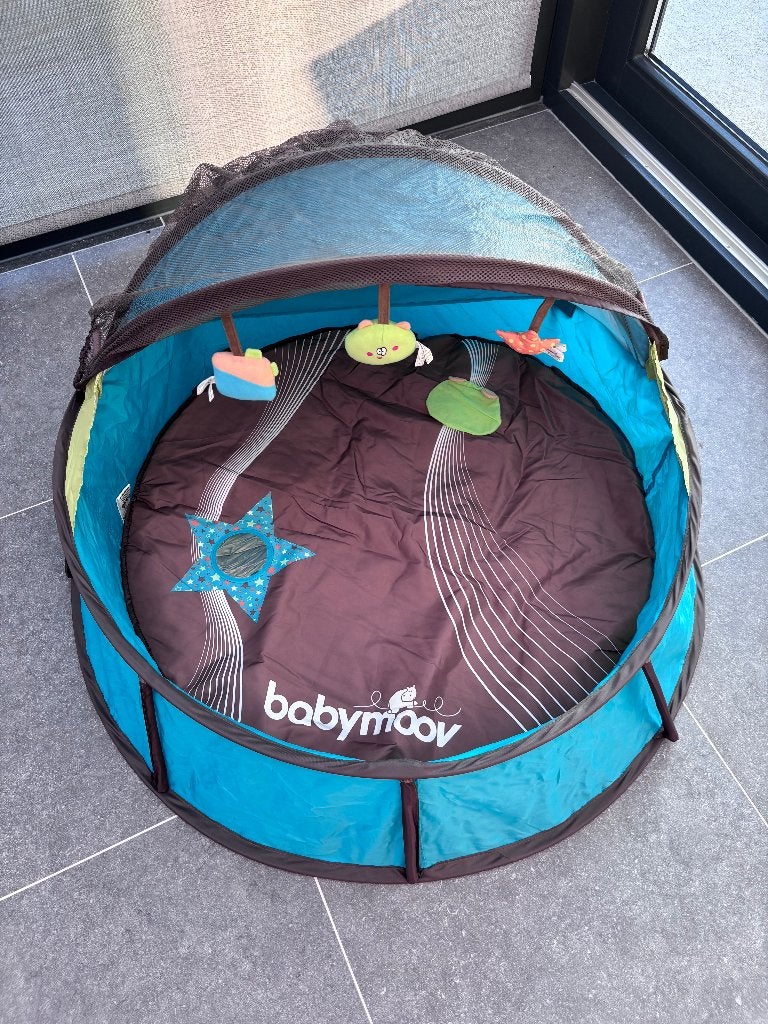 Parc portable Anti UV Babyni - Babymoov, Enlèvement, Comme neuf, Rond, Tapis de parc