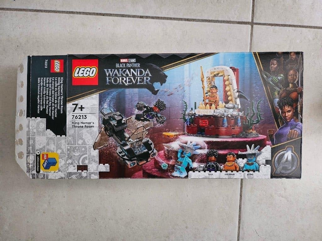Lego 76213 King Namor's Throne Room, Inclusief instructies, Marvel, Lego, Ophalen of Verzenden