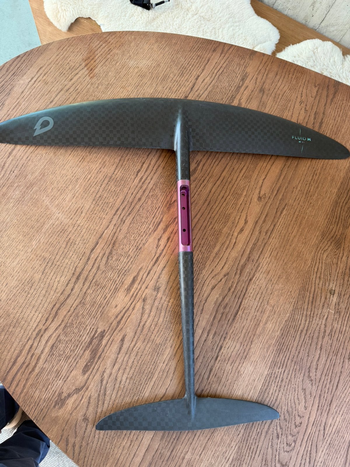 Gong V3 front wings en stabs fluid veloce en titanium fuse, Ophalen of Verzenden, Zo goed als nieuw