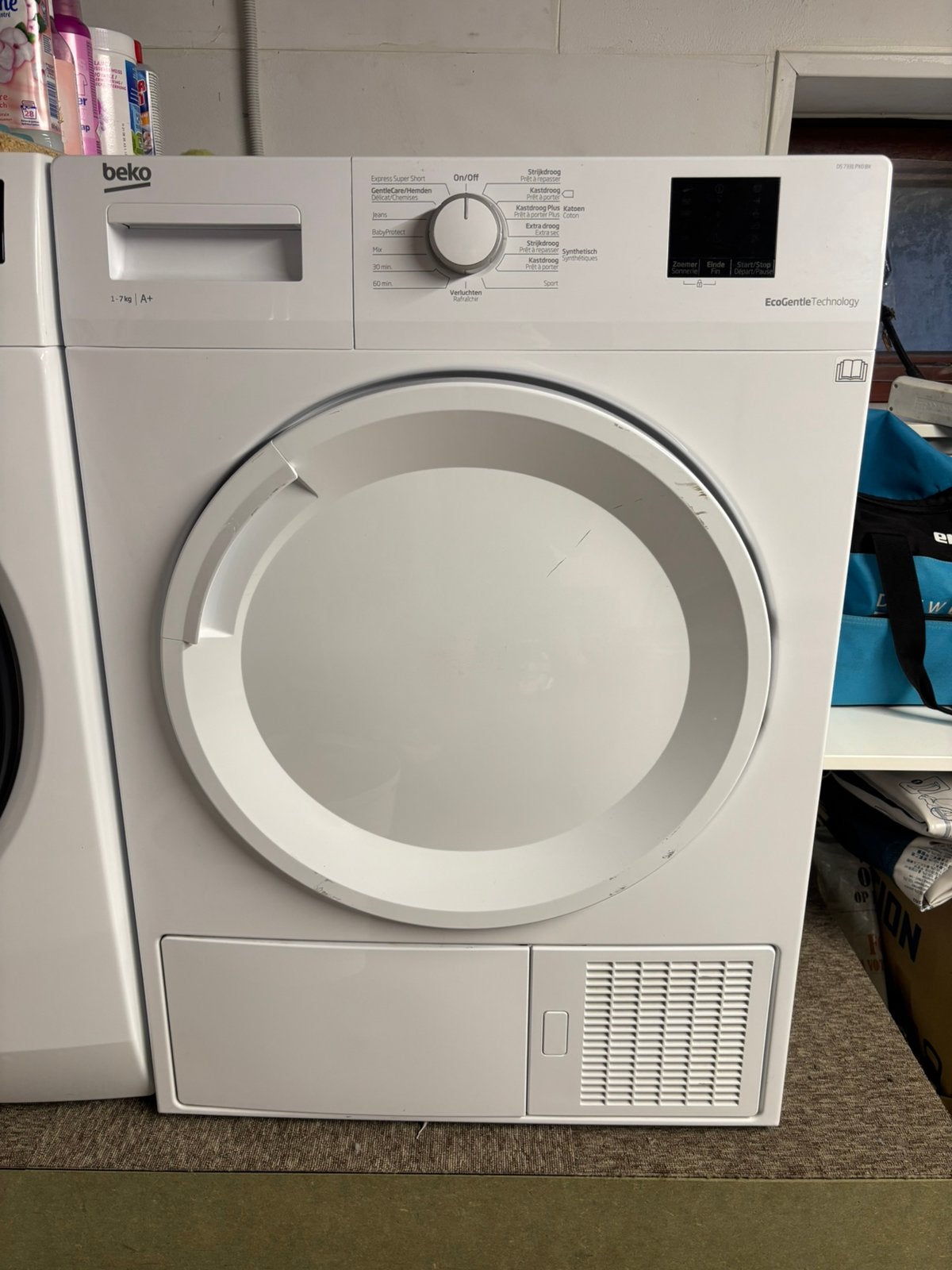 BEKO DROOGKAST, Elektronische apparatuur, Ophalen, 6 tot 8 kg, Gebruikt, Minder dan 85 cm