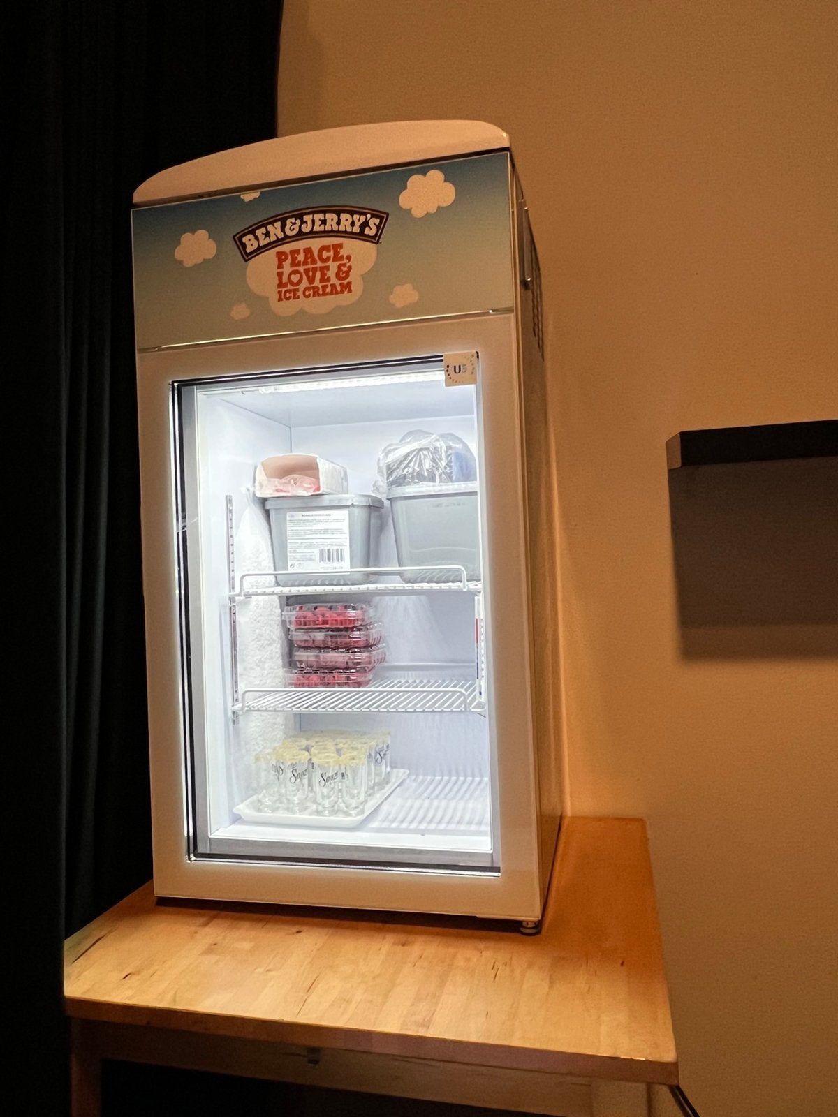 Ben & jerry’s diepvriezers, Ophalen, Gebruikt