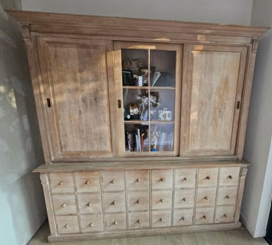 Eiken kast, Avec porte(s), 200 cm ou plus, Landelijk, Enlèvement