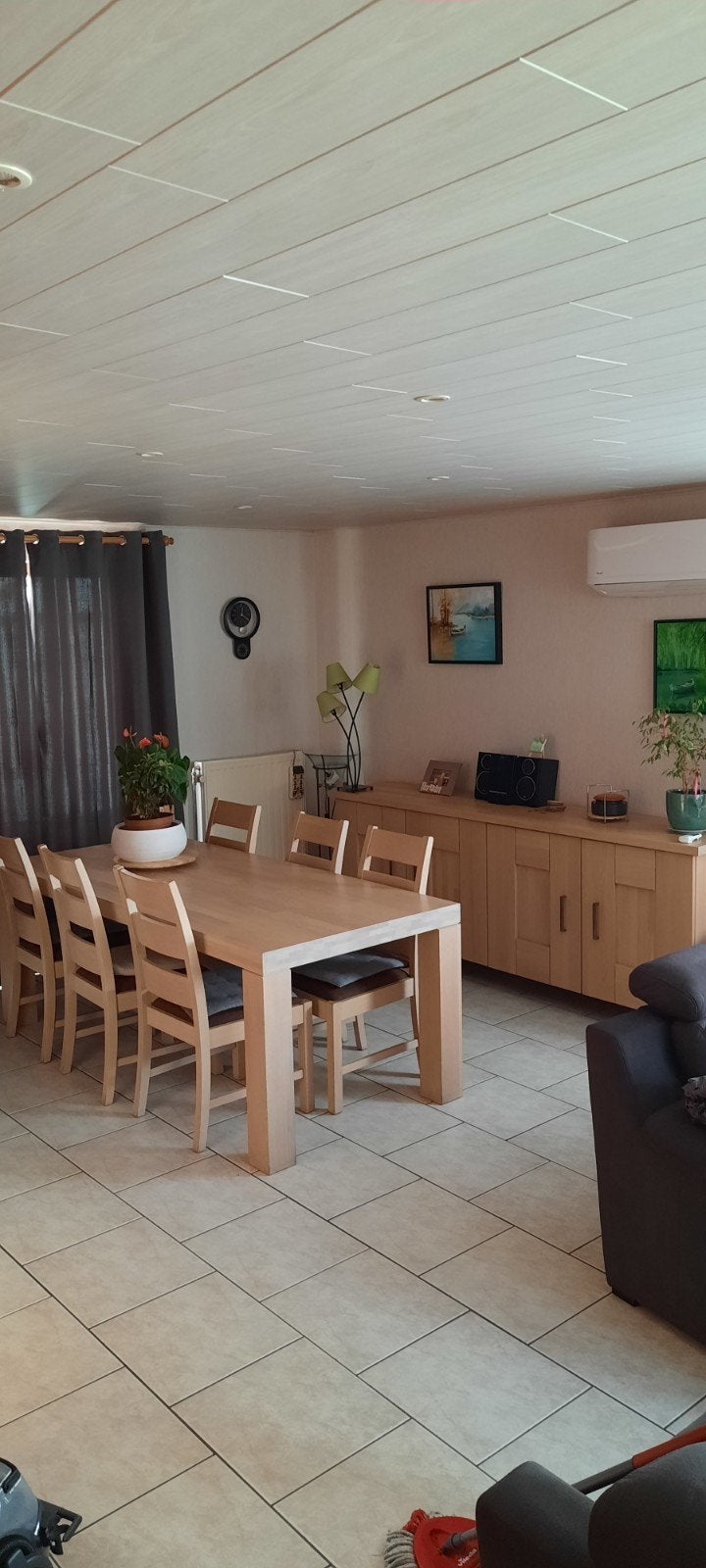 table et 6 chaises, Enlèvement, Utilisé, Beige, Moderne