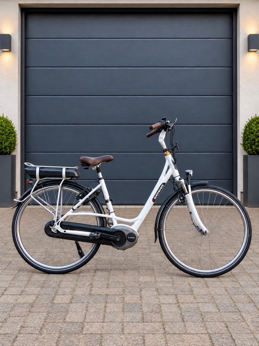 Elektrische damesfiets – Batavus Milano – Bosch motor, Ophalen, Zo goed als nieuw, 50 km per accu of meer, Batavus