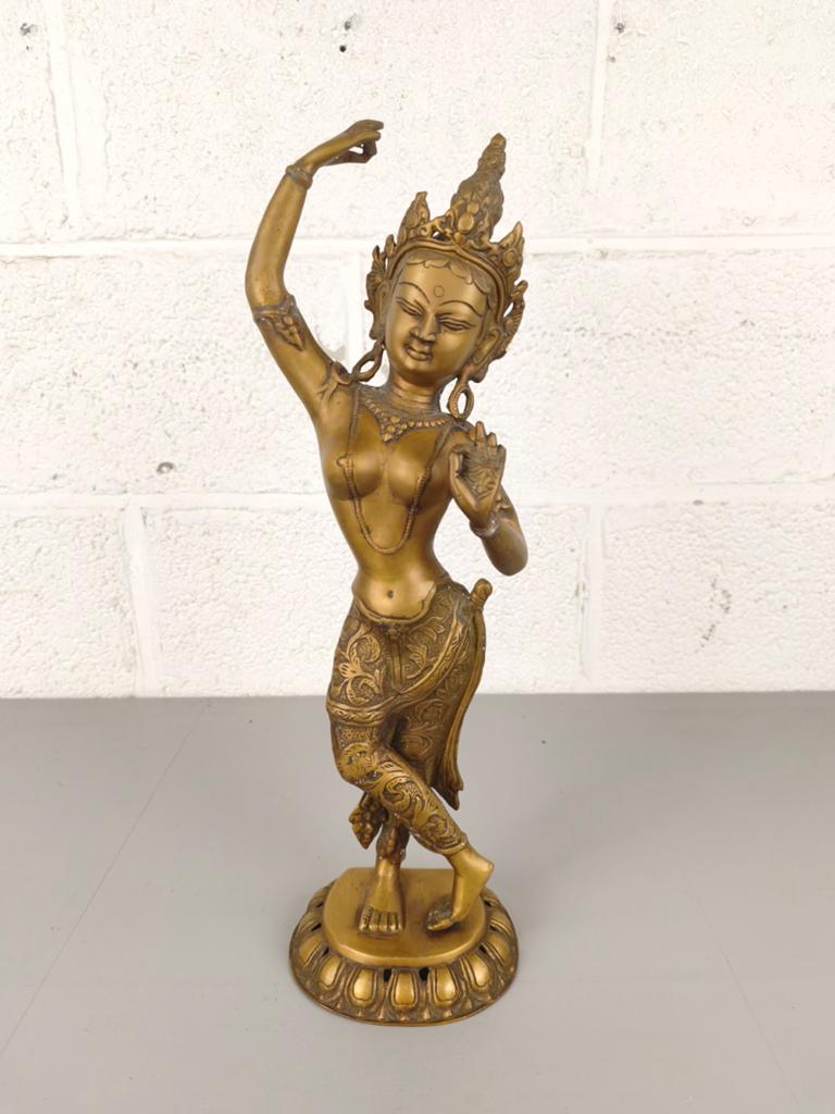 Groot bronzen boeddha beeld, Antiek en Kunst, Ophalen of Verzenden