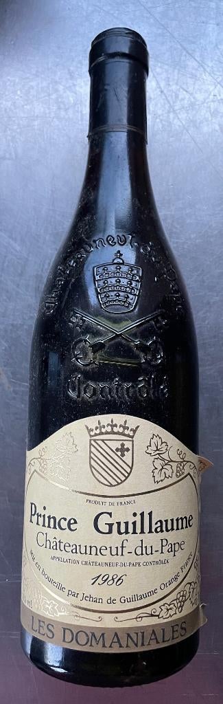 Prince Guillaume Chateauneuf Du Pape 1986 - 75cl, Verzamelen, Ophalen