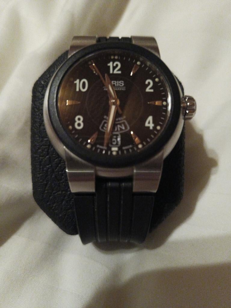 Oris TT1 Day Date, Enlèvement
