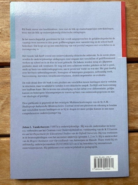 Positief omgaan met verschillen in de leeromgeving, Johan L.Vanderhoeven, Enlèvement, Gamma, Enseignement supérieur
