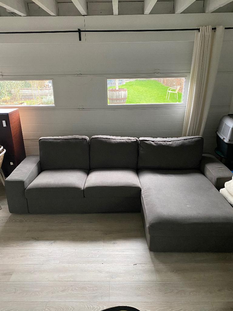 3-zit zetel, Ophalen, Stof, 250 tot 300 cm, Gebruikt