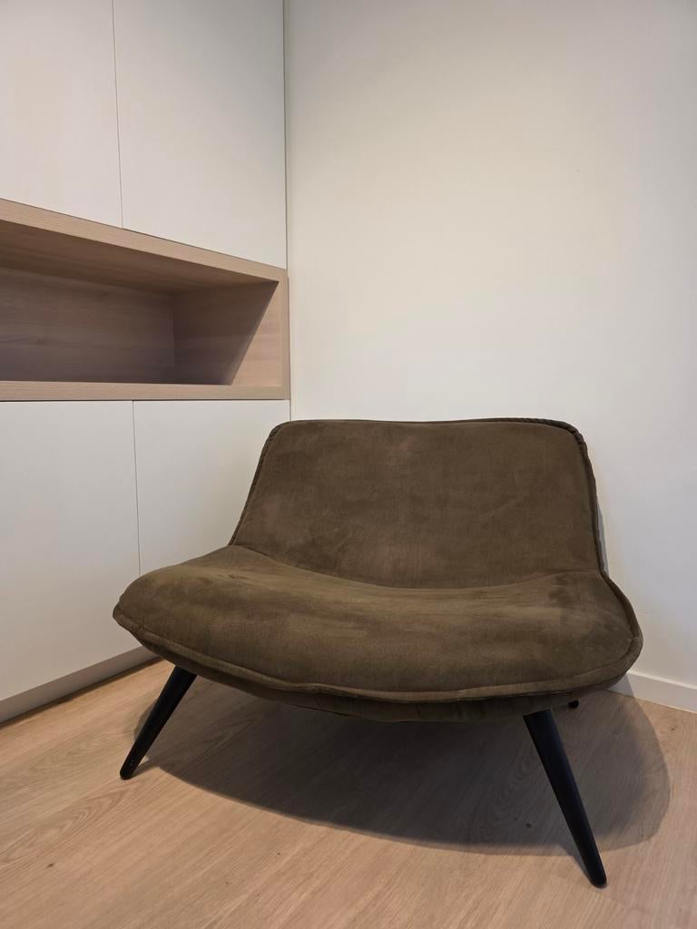 Canapé - fauteuil vert foncé, Maison & Meubles, Fauteuils, Enlèvement
