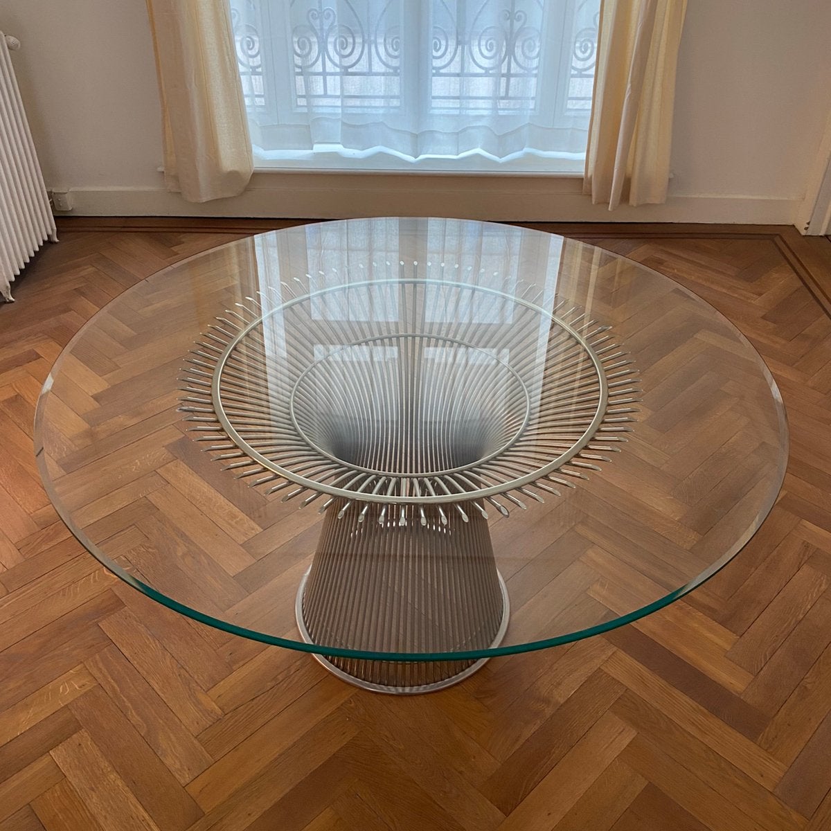 Knoll - Platner Dining Table Ø135, Rond, Ophalen of Verzenden, Zo goed als nieuw, Vijf personen of meer