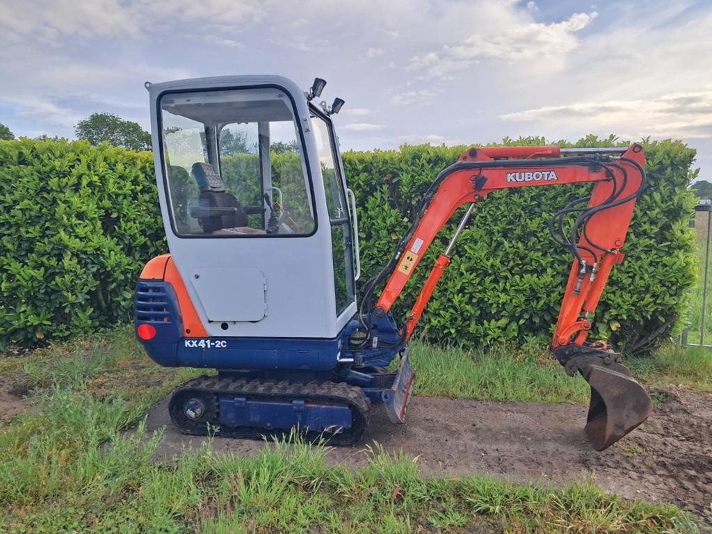 Minigraver Kubota KX41-2C / Minikraan / Graafmachine, Zakelijke goederen, Machines en Bouw | Transport, Ophalen
