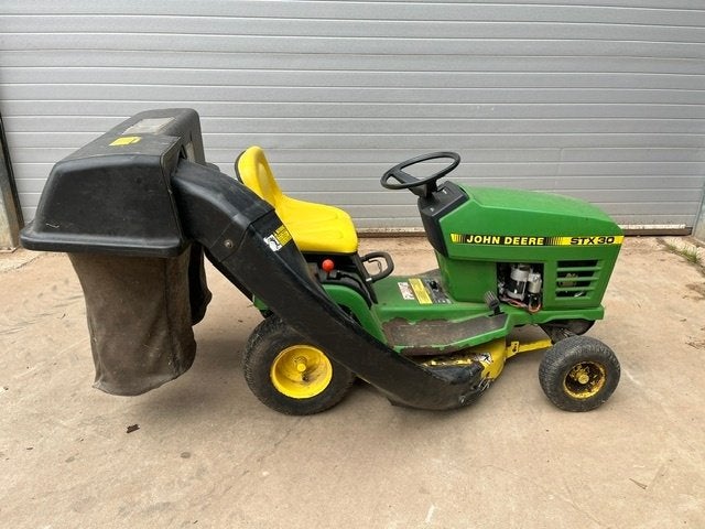 zitmaaier john deere ST30 met opvangbakken achteraan, Tuin en Terras, Ophalen, Gebruikt, 90 tot 120 cm, John deere