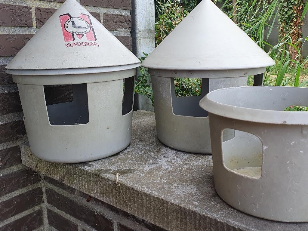 3 drinkpotten, Dieren en Toebehoren, Ophalen, Gebruikt, Eten en Drinken