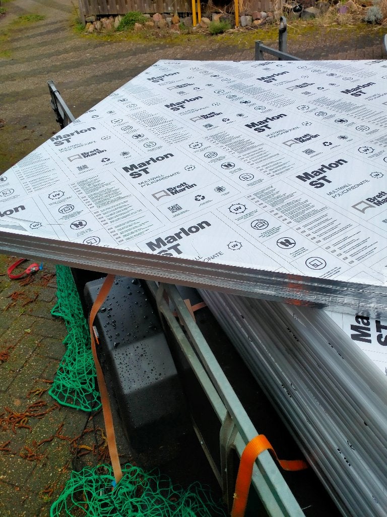 Polycarbonaat platen 16 mm nieuw, Dieren en Toebehoren, Vogels | Hokken en Kooien, Nieuw, Volière, Kunststof, Ophalen of Verzenden