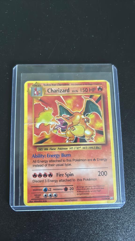 Charizard 11/108, Hobby en Vrije tijd, Verzamelkaartspellen | Pokémon, Ophalen of Verzenden, Gebruikt