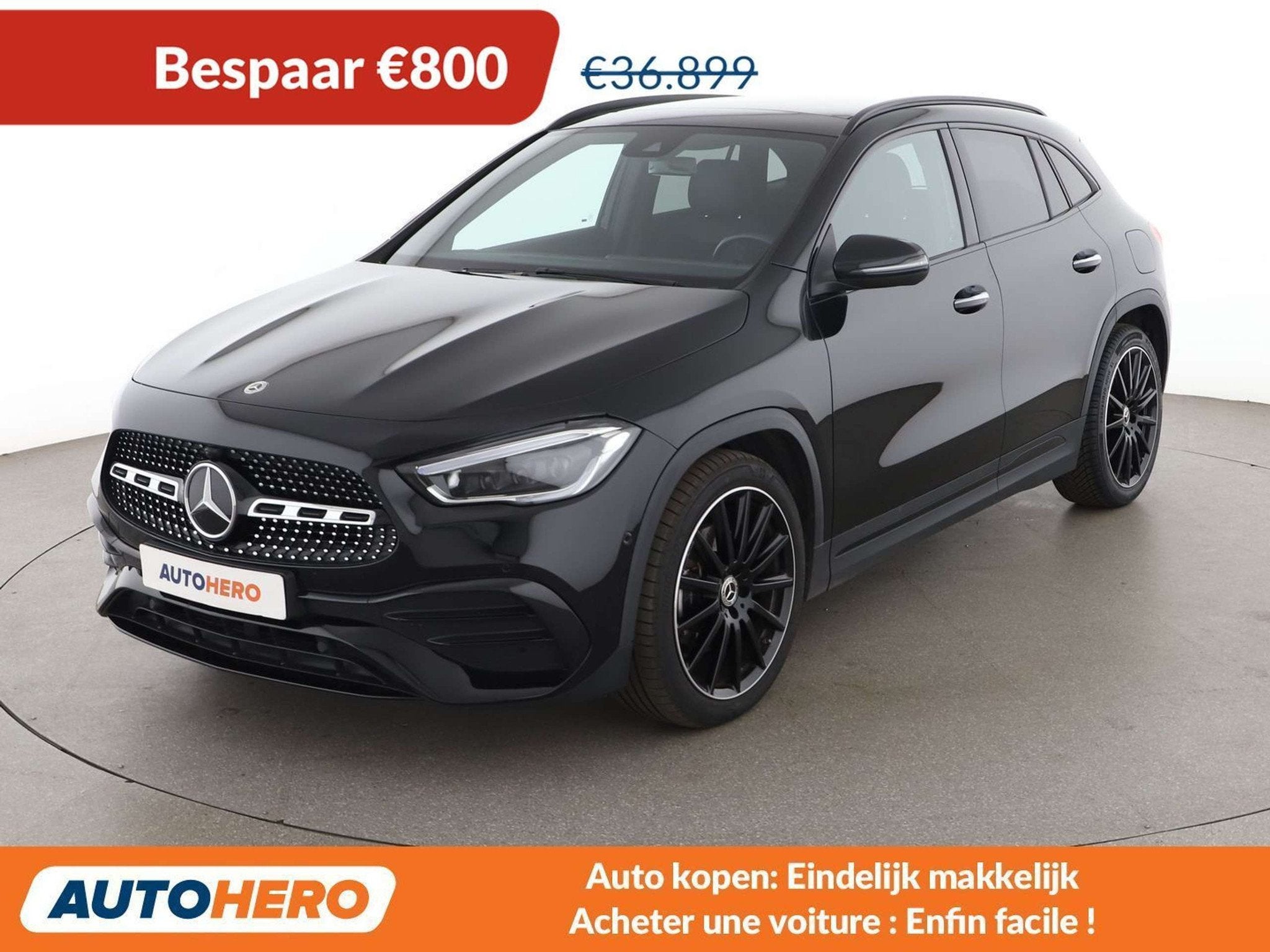 Mercedes-Benz GLA 200 GLA 200 d AMG Line (bj 2023), Auto's, Parkeerassistent, Gebruikt, Zwart, 150 pk