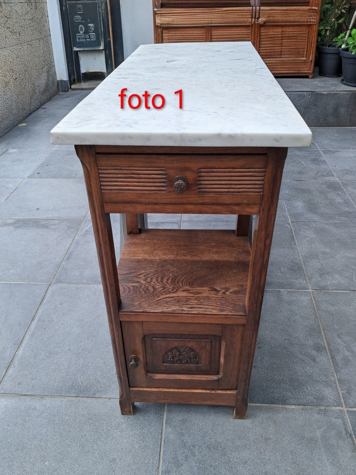 Oude slaapkamer kasten prijs zie beschrijving, Maison & Meubles, Chambre à coucher | Tables de chevet, Bois, Enlèvement