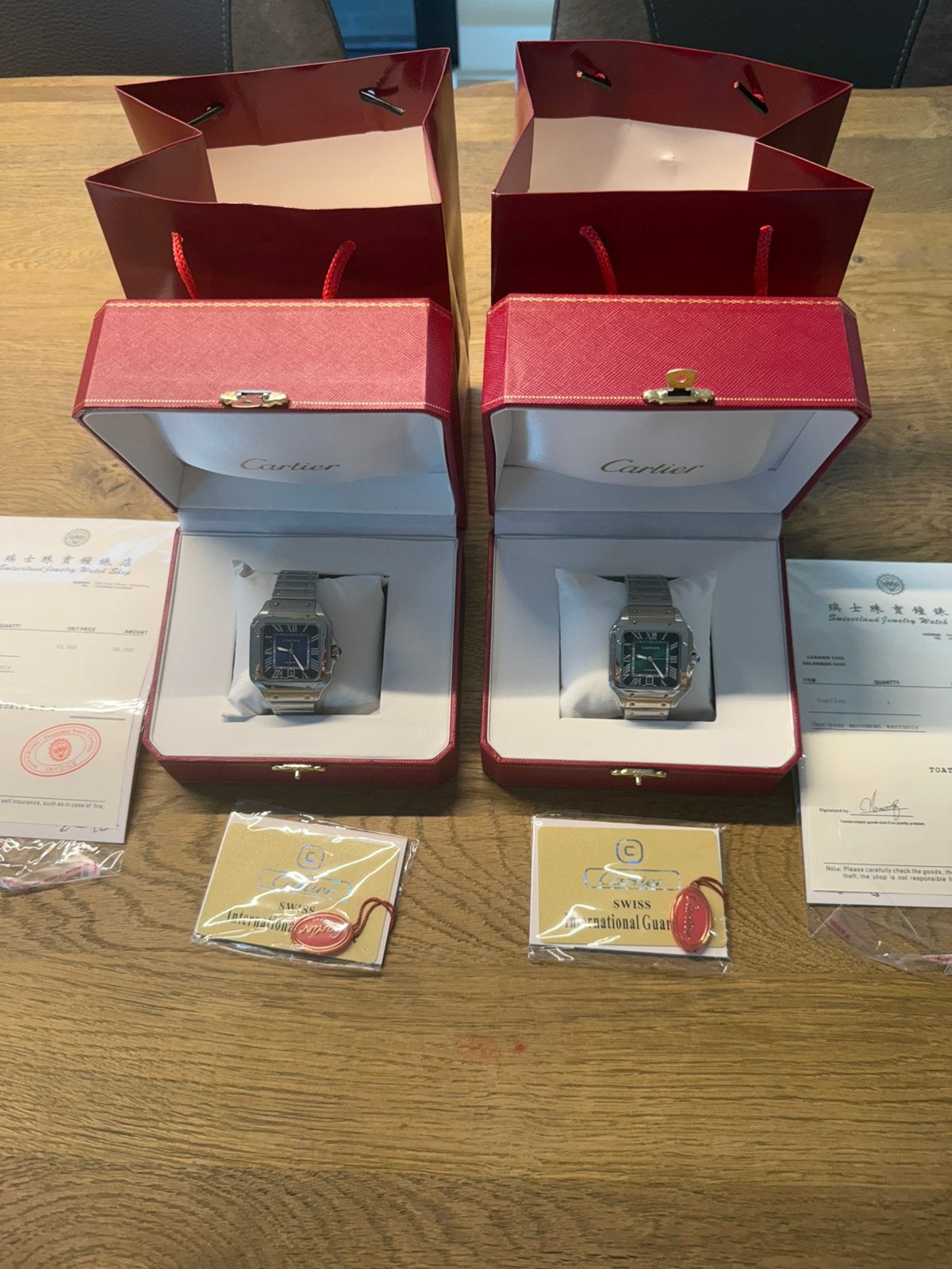 Cartier santos, Bijoux, Sacs & Beauté, Montres | Hommes, Neuf, Montre-bracelet, Autres marques, Enlèvement ou Envoi
