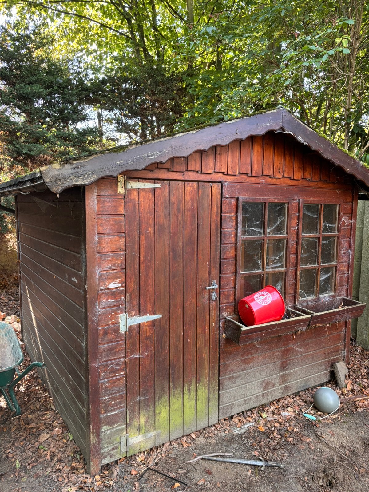 Gratis tuinhuis zelf af te breken - dringend, Enlèvement, Comme neuf, Abri de jardin