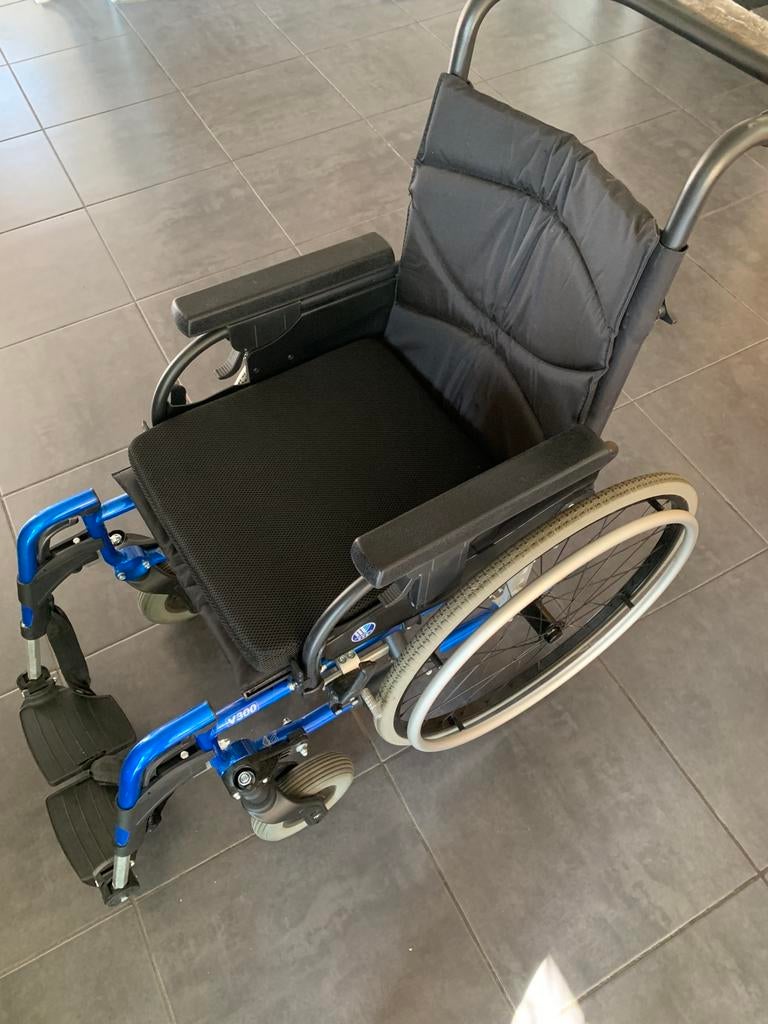 Degelijke rolstoel vermeiren, Diversen, Rolstoelen, Ophalen, Inklapbaar, Gebruikt, Duwrolstoel