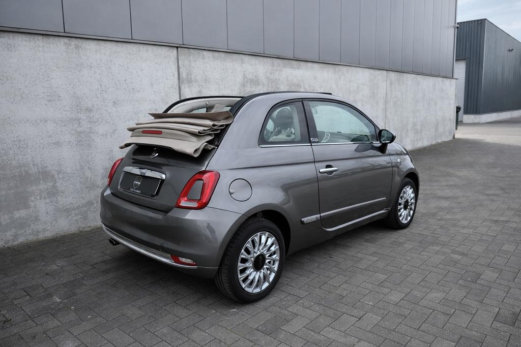 Fiat 500C - Cabrio - Benzine - 12 maand garantie!, Auto's, Voorwielaandrijving, Cabriolet, Leder en Stof, Bedrijf