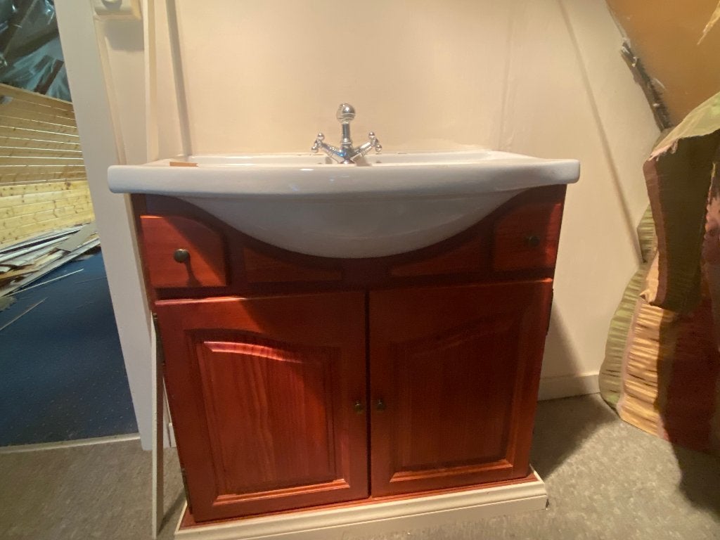 Vintage badkamermeubel, Huis en Inrichting, Badkamer | Badkamermeubels, Ophalen, Gebruikt, 50 tot 100 cm, Minder dan 100 cm
