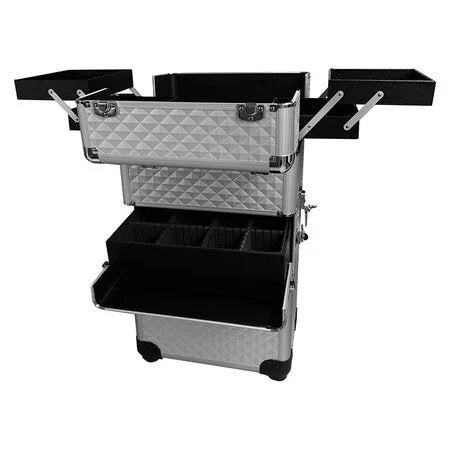 Valise 3 étage, Ophalen, Zo goed als nieuw, Wieltjes