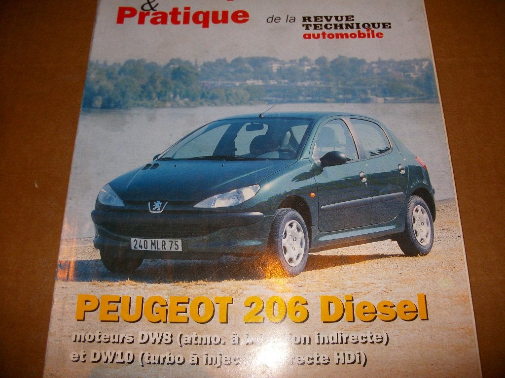 revue technique peugeot 206 diesel HDI 1998-2000, Ophalen of Verzenden