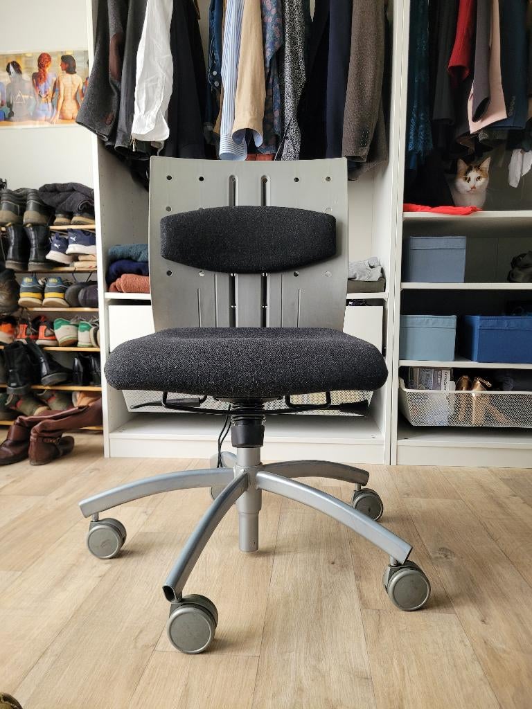 Chaise de bureau Ikea, Enlèvement, Utilisé, Gris, Chaise de bureau