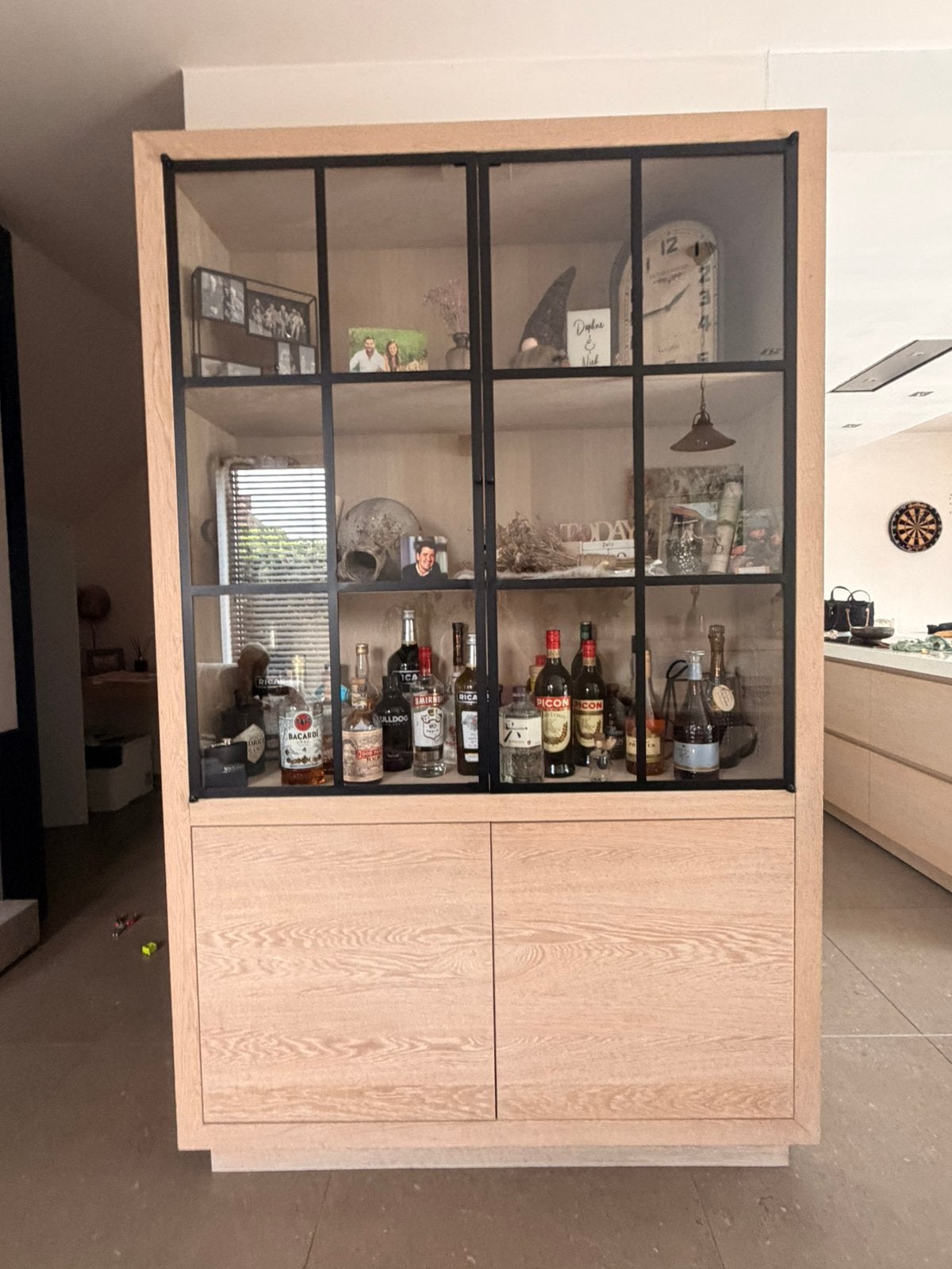 Barkast, Huis en Inrichting, Kasten | Buffetkasten, Ophalen, Zo goed als nieuw