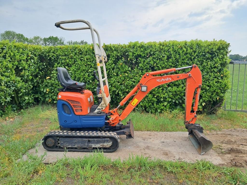 Minigraver Kubota U10-3 / Minikraan / Minikraan, Ophalen