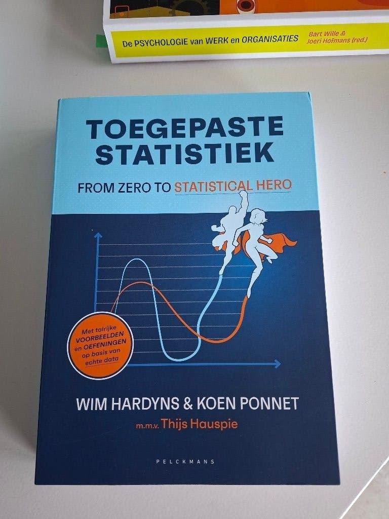 Toegepaste statistiek From zero to statistical hero, Boeken, Studieboeken en Cursussen, Ophalen, Zo goed als nieuw, Hoger Onderwijs