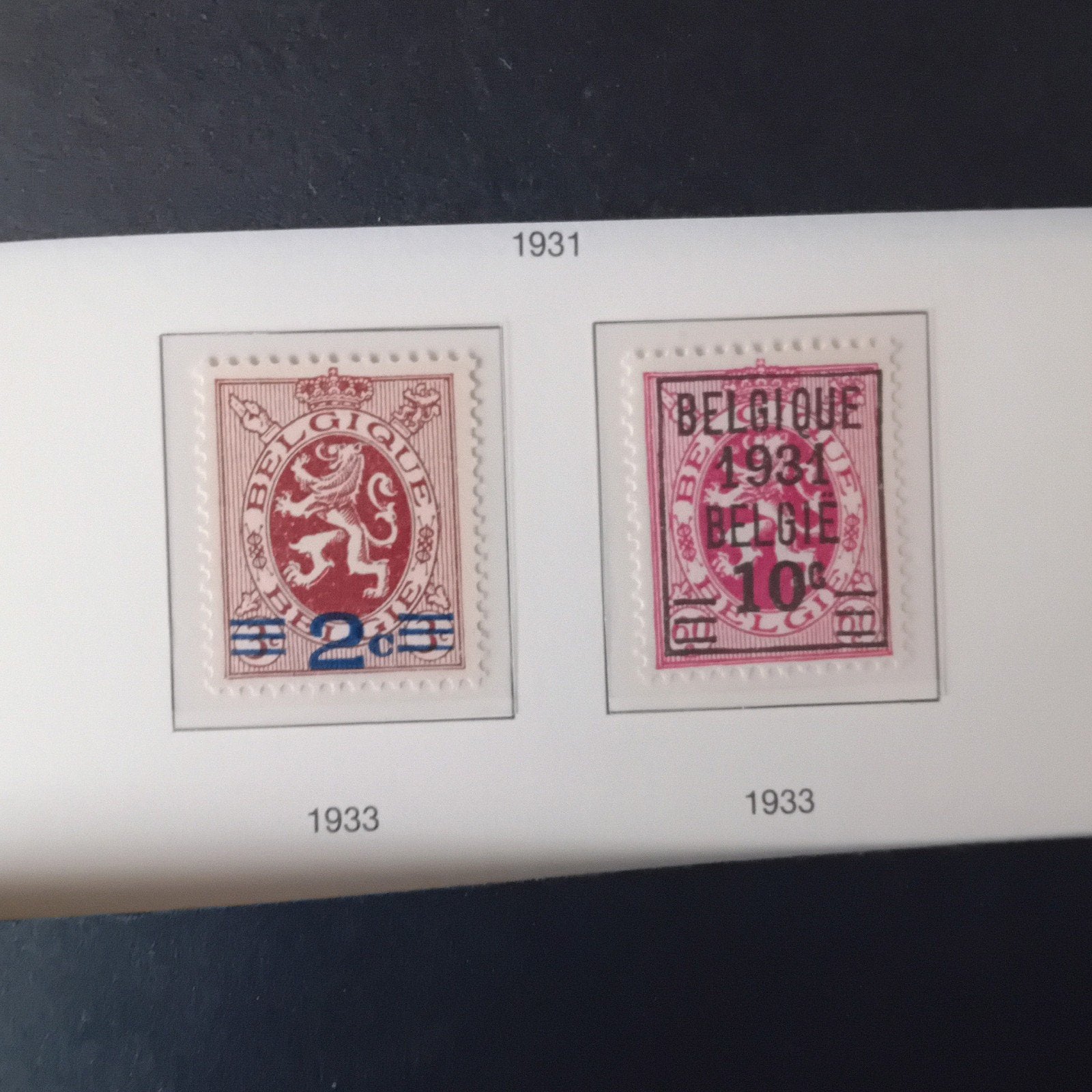België postzegels nr 315/316** lot 35P, Verzenden, Postfris