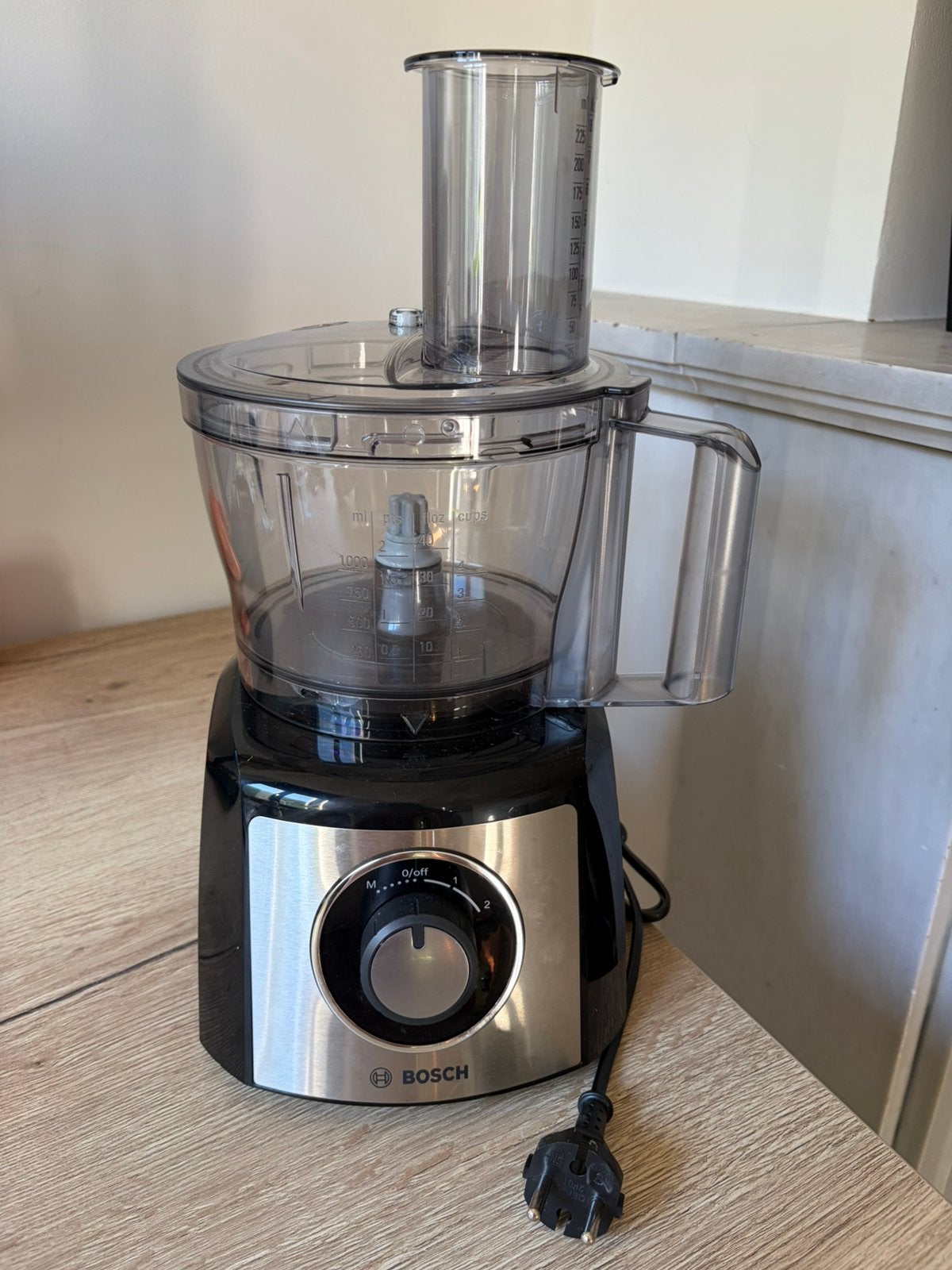 Bosch MultiTalent 3 foodprocessor, Ophalen, 2 snelheden, Zo goed als nieuw, 2 tot 3 liter