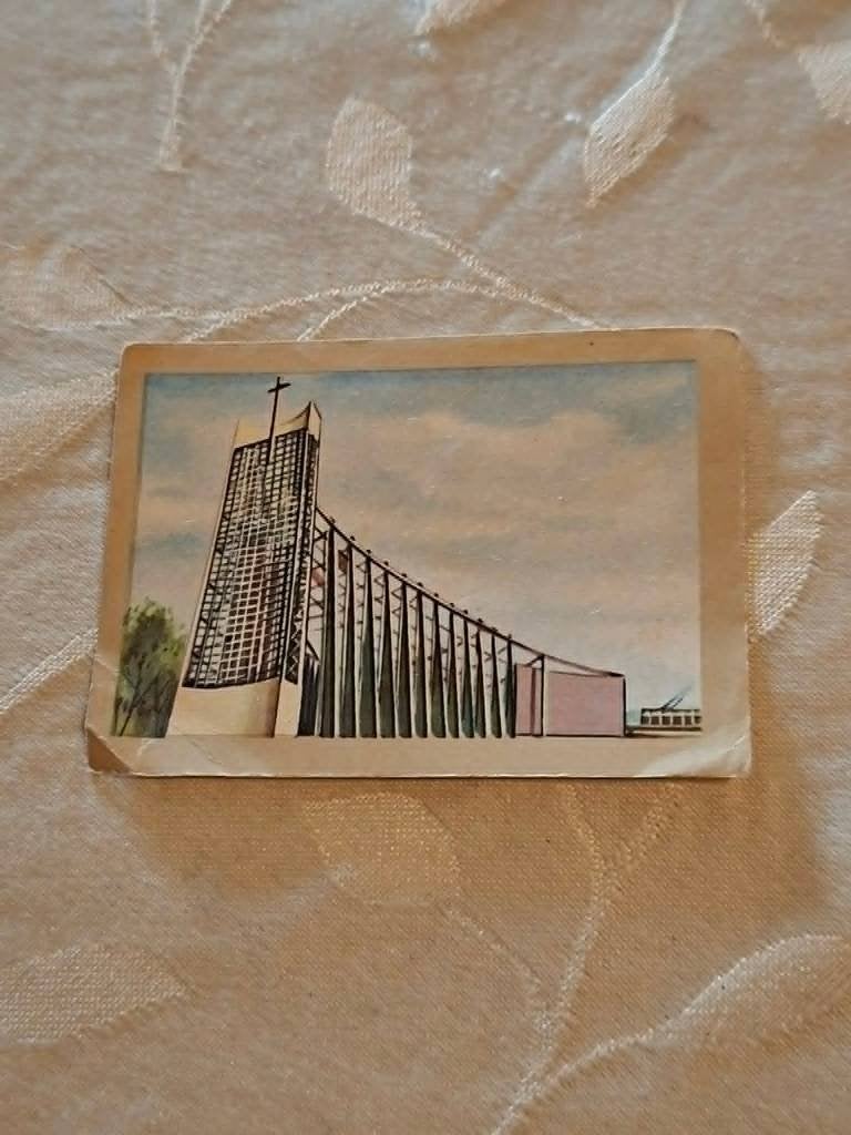 Prentje/Chromo : Paviljoen van de Heilige Stoel, Gebruikt, Ophalen of Verzenden, 1940 tot 1960, Prent