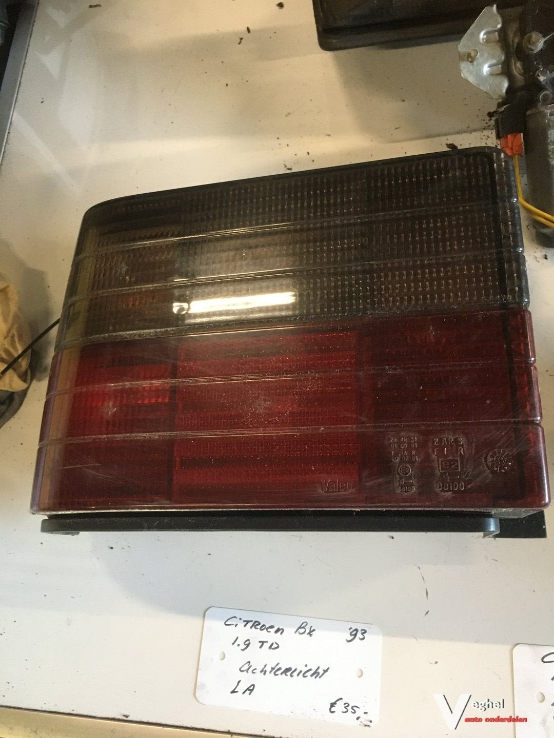 Citroen BX 1991/1993 1.9 td Achterlicht Linksachter, Gebruikt, -, -, Ophalen of Verzenden