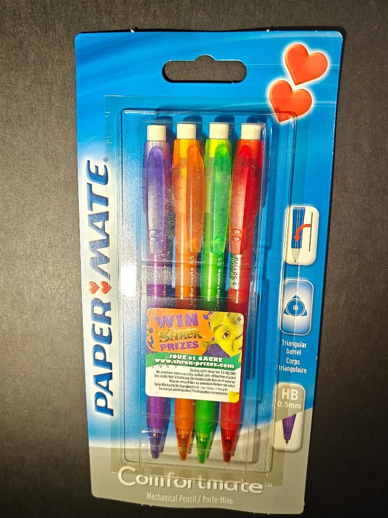vulpotloden Papermate 0,5mm 4 stuks per verpakking, Enlèvement ou Envoi, Neuf, Porte-mines, Autres marques