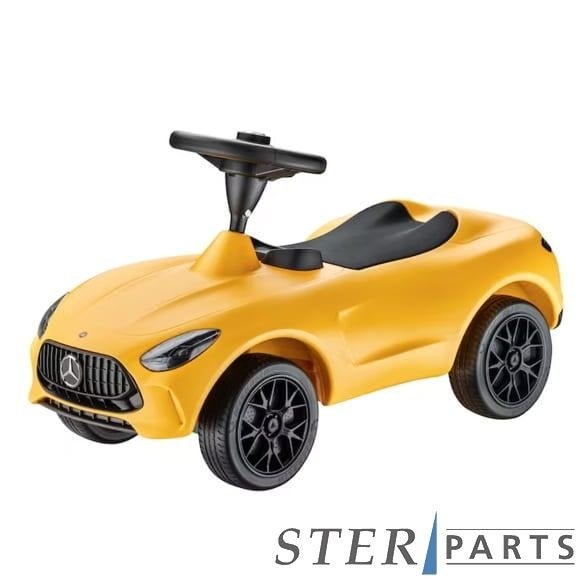 Loopauto Mercedes Bobby AMG GT Geel B66962012, Kinderen en Baby's, -, -, Nieuw, Ophalen of Verzenden