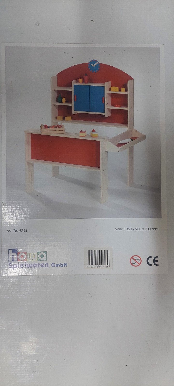 Speelgoed winkeltje, Ophalen