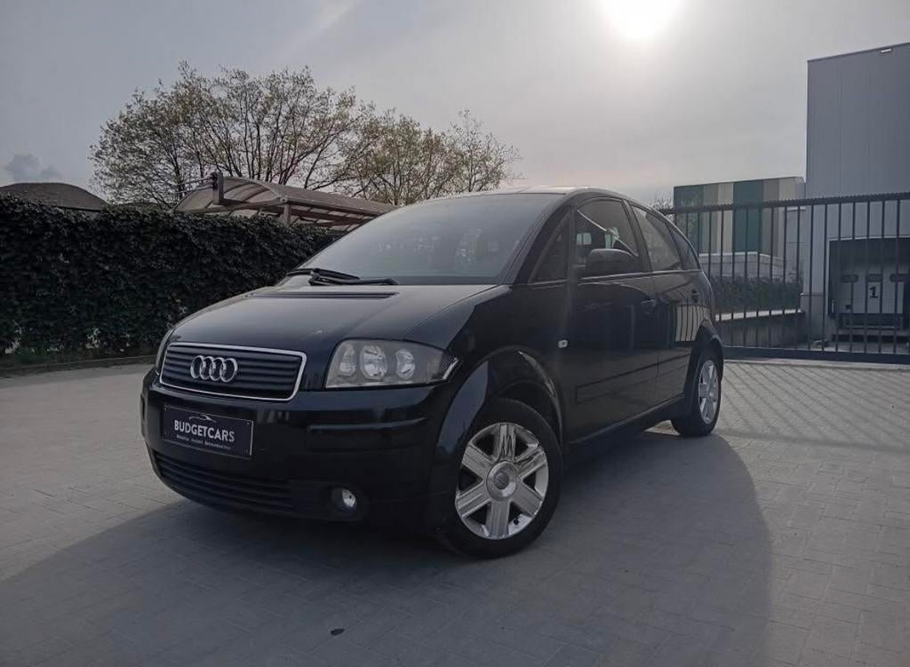 Audi A2 1.4iBenzine/2006/Exlussief/Airco/Gekeurd* 2.500€, Auto's, Stof, Zwart, Handgeschakeld, Euro 4